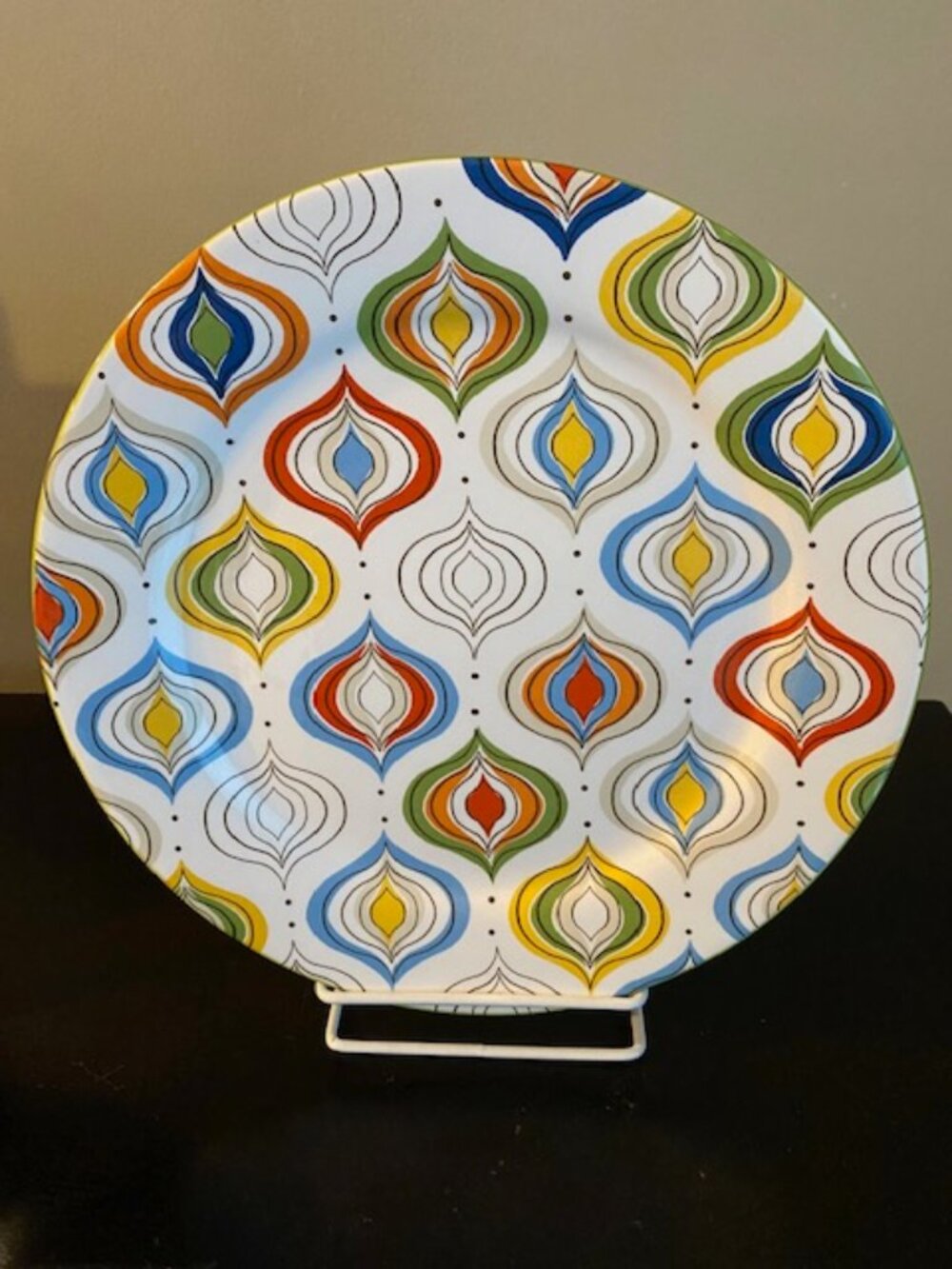 Ironstone for Pier 1 Imports Retro Cosmos 11” Dinner Plate
